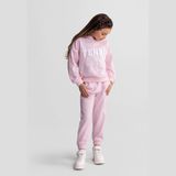Minoti trainingspak meisjes met capuchon - joggingpak lichtroze