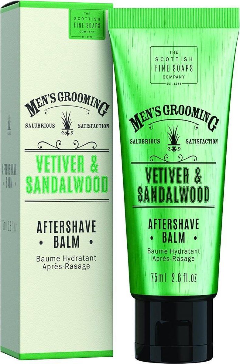 The Scottish Fine Soaps Company Vetiver & Sandalwood Aftershave Balsem - 75ml