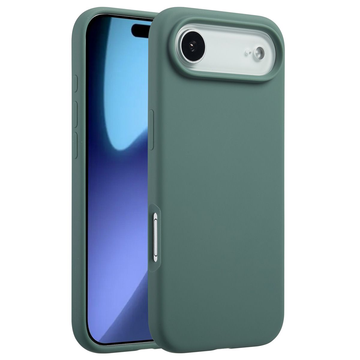 Accezz Liquid Silicone Backcover met MagSafe Apple iPhone Air - Donkergroen