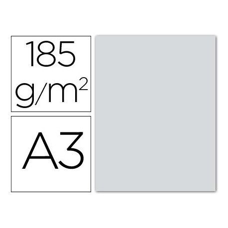 Canson Iris Vivaldi A3 185 gsm glad kleurenpapier - donkergrijs (50 vel)