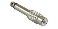 Audibax Adapter mono-jack 6,3 mm naar RCA-aansluiting