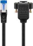 Goobay 65643 netwerkkabel Zwart 2 m Cat6a S/FTP Rond