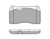 MEYLE Bremsbelagsatz, Scheibenbremse 0252409817 Vorderachse | Compatibel met: AUDI A3 Sportback, TT, TT Roadster, SEAT LEON, LEON SC, LEON ST, VW TOUAREG, TOUAREG