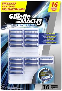 Gillette Mach 3 Turbo Scheermesjes 16 stuks