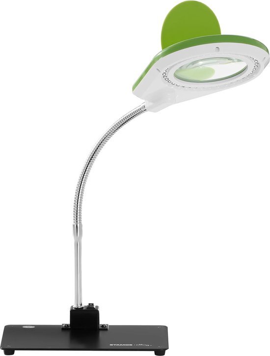 Stamos Soldering Vergrotingslamp - 5 / 10x vergroting - groen