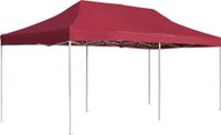 Prolenta Maison Exclusive Professionele Partytent Inklapbaar Aluminium 6x3 Meter Bordeauxrood