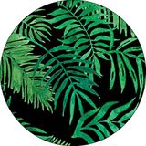 Bonateks Ronde digitaal bedrukte muismat, antislip onderkant, voor kantoor en thuis, diameter: 22 cm