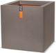 Capi Europe Bloempot vierkant Smooth NL - 40x40 cm - Warm taupe