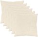 vidaXL - Kussensloop - 6 stuks - Wit - 70 x 70 cm - Nep Konijnenbont