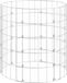 Gabion paal rond Ø50x50 cm gegalvaniseerd staal