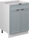 Vicco Fame-Line meuble bas pour évier/plaque de cuisson – 60 cm avec tiroir, WB anthracite bleu clair-gris