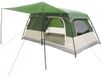 vidaXL Familietent - 10-persoons - Groen - Polyester - Staal