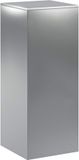 vidaXL Plantenstandaard zilver 40 x 40 x 100 cm Staal