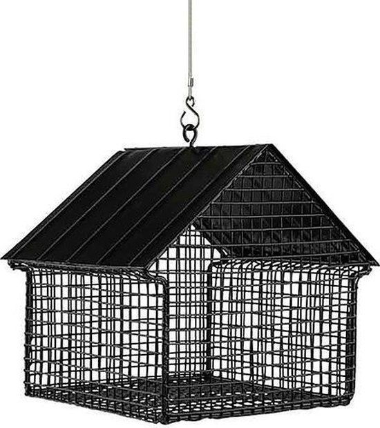 Wildlife Garden Zwart Hangend Pinda Voederhuis - Vogel - Metaal