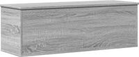 vidaXL Opbergbox 102x35x35 cm bewerkt hout grijs sonoma eikenkleurig
