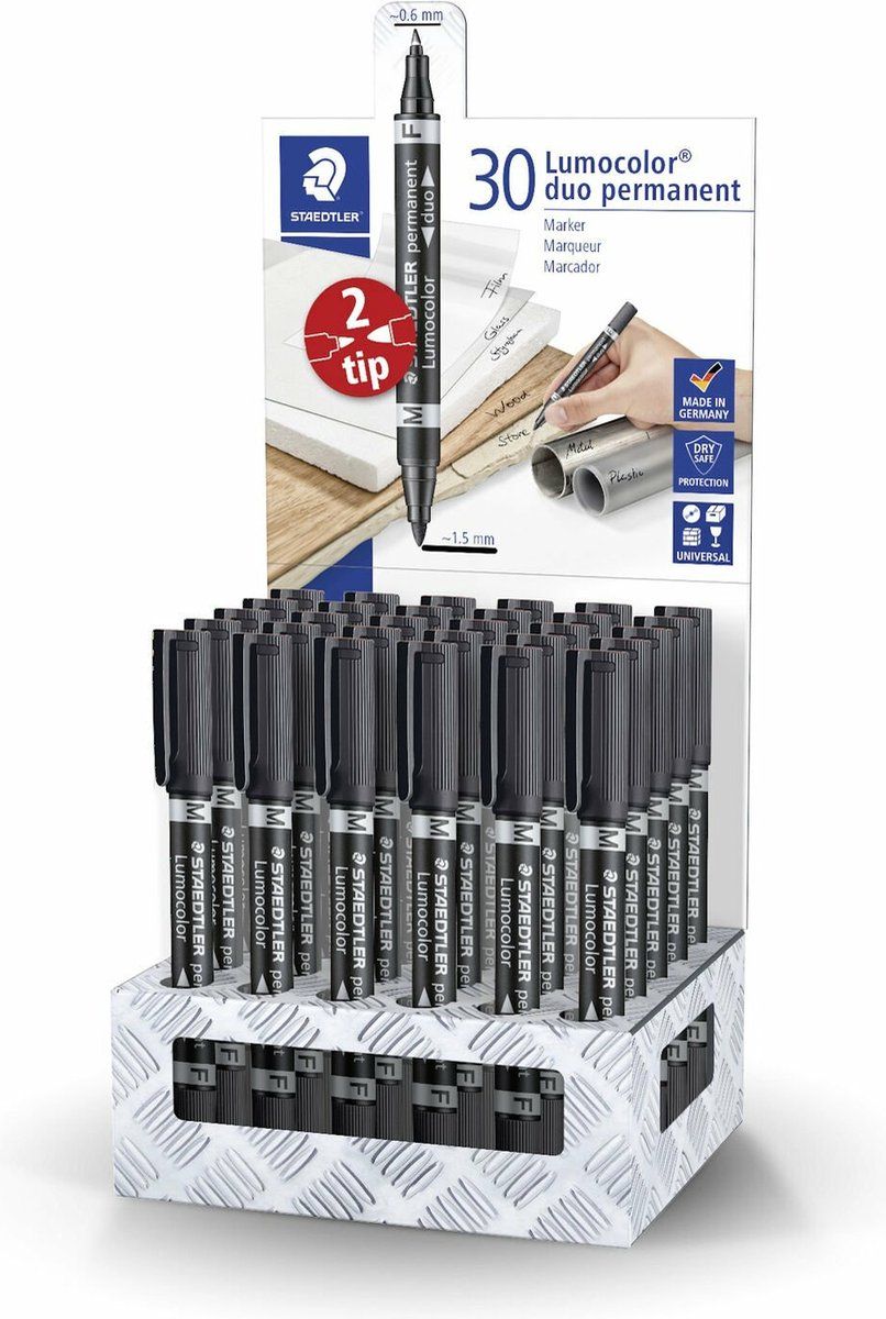 Staedtler Toonbankdisplay bevat 30 stuks geassorteerde kleuren