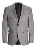 Jack & Jones Blazer JPRFRANCO Super Slim Fit Geruit Polyester Grijs