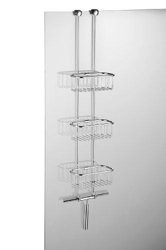 Avenarius Doucheplank, douchemand met 3 manden om op te hangen, incl. handdoekhouder en glaswisser