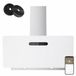 CIARRA VM9736KW - Schuine Afzuigkap 90 cm A+++ 679 m³/u - 4 Standen incl. BOOST, Wi-Fi & SensorTouch Bediening met LED