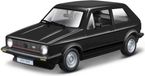 Bburago Volkswagen Golf MK1 - Zwart - Schaal 1:24