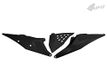 UFO PLAST Zijwanden zwart Ktm SX-F 250 2019-2022