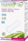 NATUR'INOV Masmi Pantyliners Wk?adki Higieniczne O Anatomicznym Kszta?cie Z Bawe?ny Organicznej 30szt
