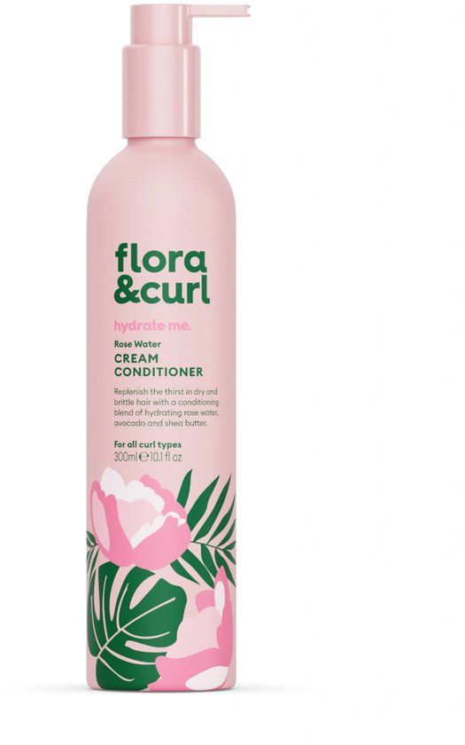 Flora & Curl Rose Water Cream Conditioner - 300 ml