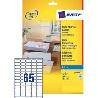 Avery Zweckform J8651-25 adresetiketten 38,1 x 21,2 mm (1625 etiketten)