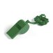 Merkloos Fluitjes van kunststof - Multipack van 10x stuks - groen - aan koordje - herrie maken - sport -