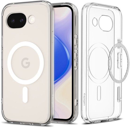 Spigen Ultra Hybrid MagFit Case voor Google Pixel 10a - Wit/Transparant