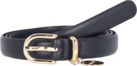 JOOP! Leren Riem 2,0 CM Women's Belt With Pendant W85 D`Blue Donkerblauw