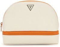 GUESS Cosmetische tas Dome Cosmetic Pouch Stone Multi Crème
