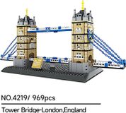 WANGE Tower Bridge, Londres, Angleterre – Kit de construction architectural, 969 pièces