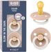 BIBS Colour Glow Fopspeen - 6-18 mnd - 2-pack - Rond - Blush Glow