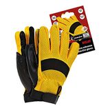 Reis RYELOT10 Mechanics Gloves beschermende handschoenen, geel-zwart, 1 stuk