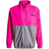 Fila Jas Levi Colour Bloc Unisex M Roze/Wit Polyester Waterafstotend Lente/Zomer 2021