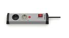 EHMANN 0218x00022303 Stopcontact voor wasmachine en droger – stroomverdeler met overbelastingsbeveiliging, automatische prioritering, voorkomt het doorslaan van zekeringen, Made in Germany, 3 m