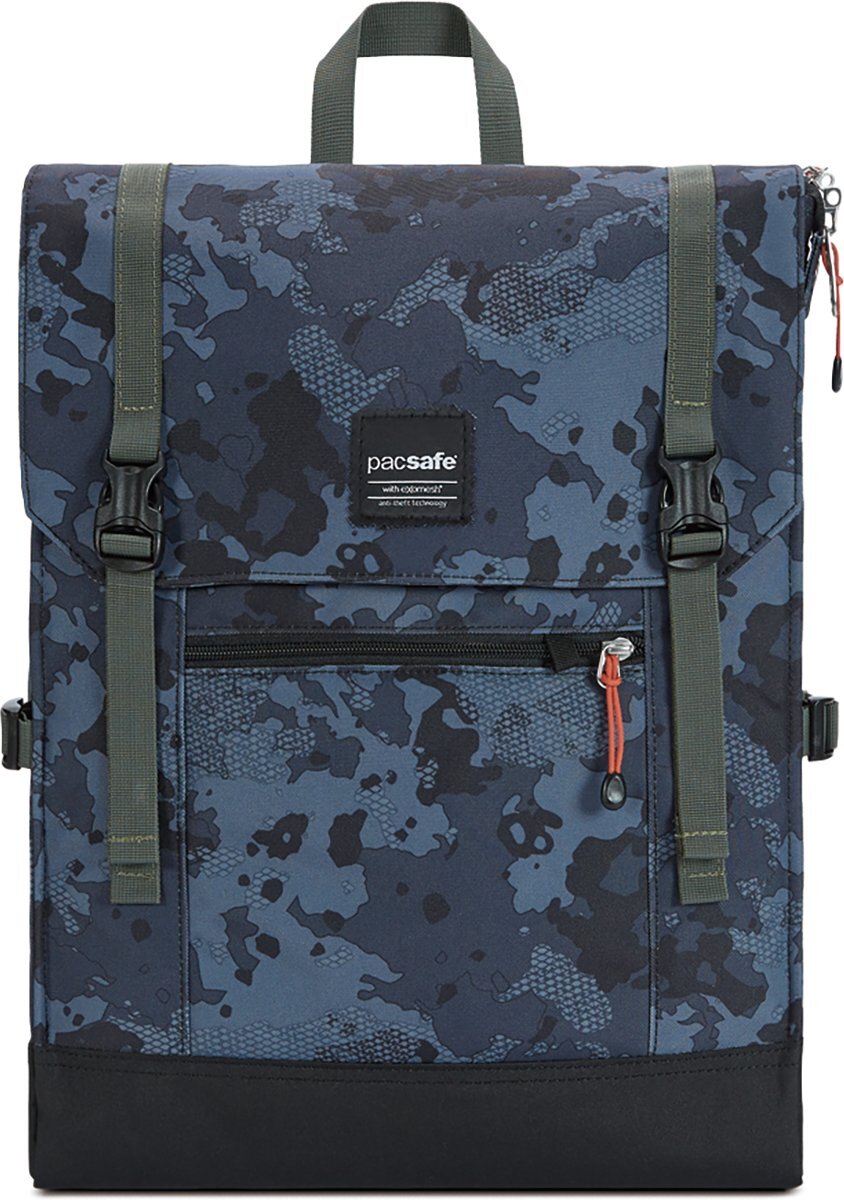 Pacsafe Slingsafe LX450-Anti diefstal Backpack-15 L-Grijs / Camouflage (Grey / Camo