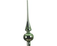 Decoris piek kerstboom - vert - verre - brillant - 26 cm