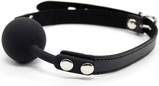 SECRETPLAY TOYS | Secretplay Black Silicone Gag Ball