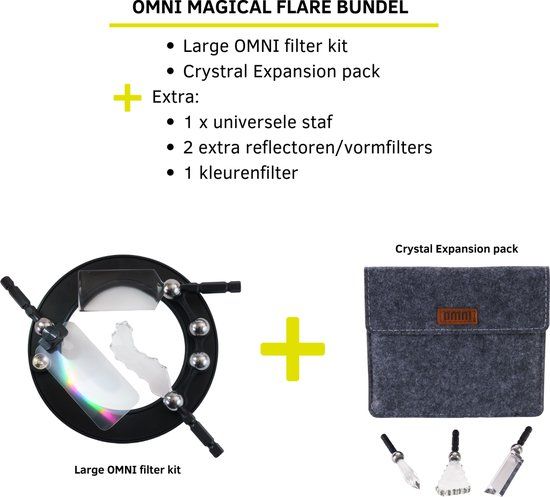 Lensbaby Omni Magical Flare Bundle - Creative Filter Set - 72mm