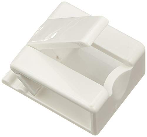 KLEINE WOLKE Douchegordijn kunststof wit 40x30x10 cm