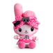 Sanrio My Melody Knuffeldier 17 cm Verjaardagseditie Pink Black Party