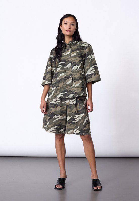 Sisters Point OLEA-JA17 - Dames jas - Camouflage - Maat S