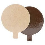 García de Pou 223.74 karton, dubbelzijdig, 1100 g/m2, Ø 8 cm, chocoladebruin/bonbons, 200 stuks