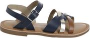 Vertbaudet Sandalen met fantasiebandjes van leer voor kinderen, kleuterschoolcollectie VERTBAUDET