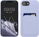 kwmobile telefoonhoesje geschikt voor Apple iPhone 17e / iPhone 16e - Hoesje met pasjeshouder - TPU case in lavendel