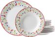 Ritzenhoff & Breker Doppio Shanti tafelservies, 12 stuks, porseleinen serviesgoed