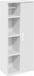 Meuble de salle de bain 39x22x90 cm blanc