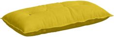 vidaXL Rugkussen Geel 100 x 50 cm Corduroy stof
